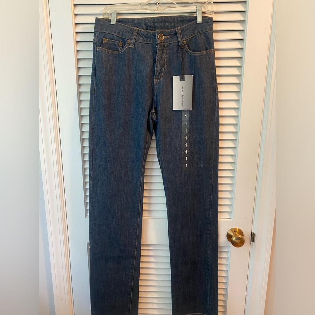 Ronen Chen Stella B Jeans Dark Wash Denim